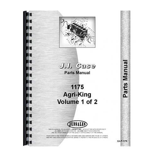 Parts Manual fits Case 1175 Parts Manual fits Case 1175