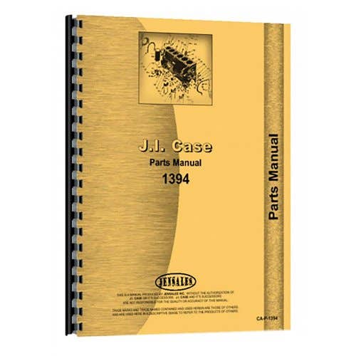 184465 | Parts Manual | Case 1394 |