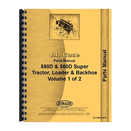 184478 | Parts Manual | Case 580D 580D 580SD 580SD |