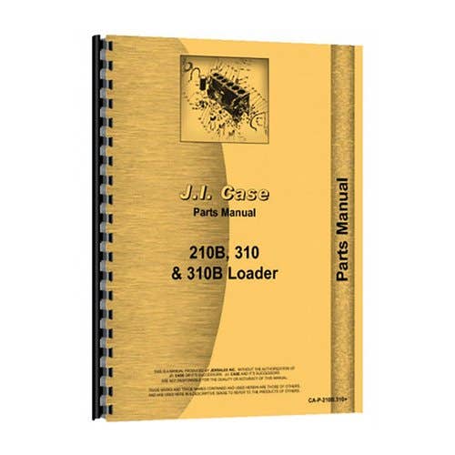 184908 | Parts Manual | Case 210B 210B 310 310B |