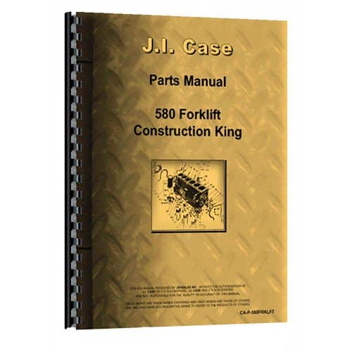Parts Manual fits Case 580CK 580CK Parts Manual fits Case 580CK 580CK