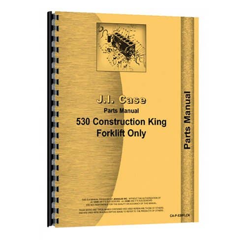 184939 | Parts Manual | Case 530CK 530CK |