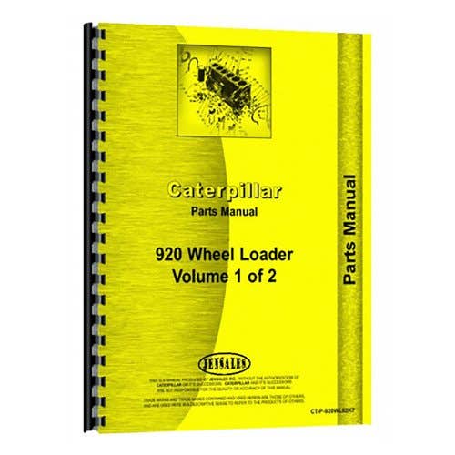 184224 | Parts Manual | Caterpillar 920 920 |