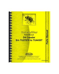 184497 | Parts Manual | Caterpillar D4 D4 |