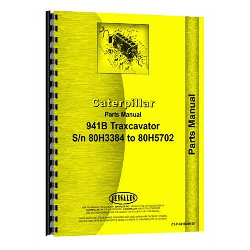 184583 | Parts Manual | Caterpillar 941B 941B |