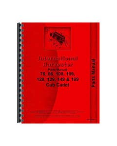 185420 | Parts Manual | Cub Cadet 86 108 128 |