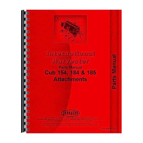 184595 | Parts Manual | Cub Cadet 100 1050 | International | Farmall | IH Cub 154 Cub 184 Cub 185 |