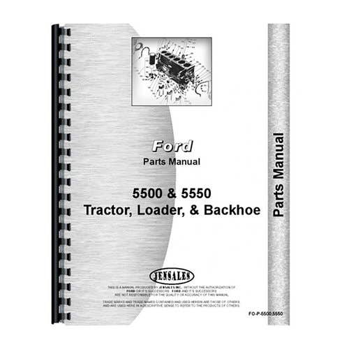 184610 | Parts Manual | Ford 5500 5500 5550 5550 |