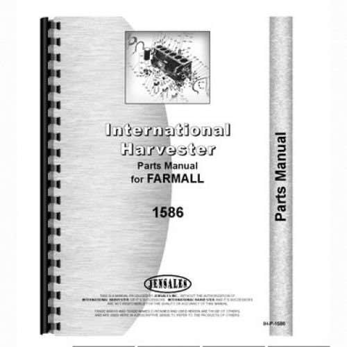 125182 | Parts Manual | International | Farmall | IH 1586 |