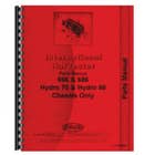 125190 | Parts Manual | International | Farmall | IH Hydro 70 Hydro 86 666 686 |