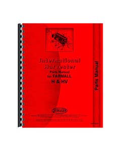 184081 | Parts Manual | International | Farmall | IH H HV |