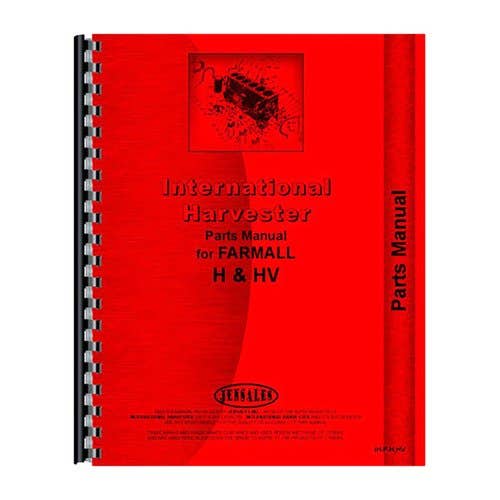 Parts Manual fits International H HV Parts Manual fits International H HV