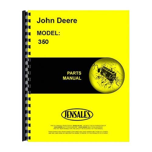 184615 | Parts Manual | John Deere 350 350 |