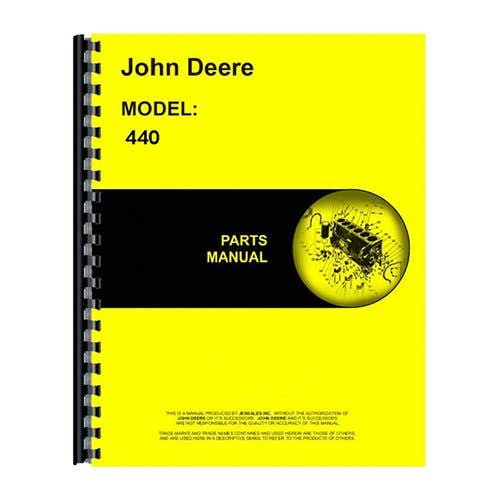 184956 | Parts Manual | John Deere 440 440 |