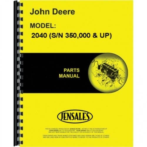 122338 | Parts Manual | John Deere 2040 2240 |  | PC1763