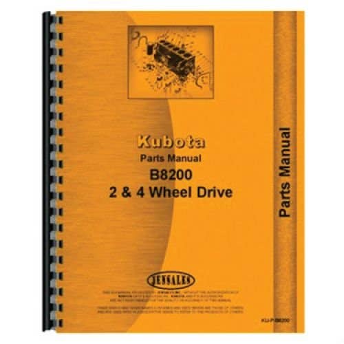 125108 | Parts Manual | Kubota B8200 |
