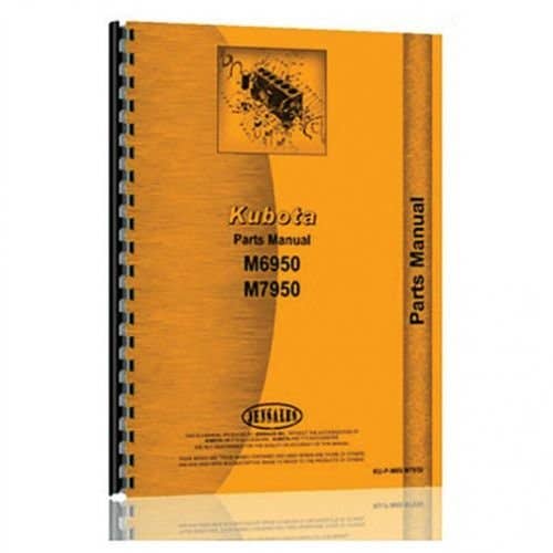 Parts Manual fits Kubota M6950 M7950 Parts Manual fits Kubota M6950 M7950