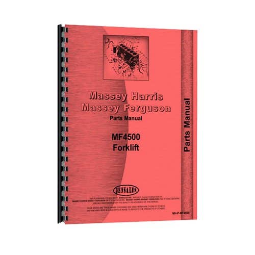 182721 | Parts Manual | Massey Ferguson 4500 4500 |