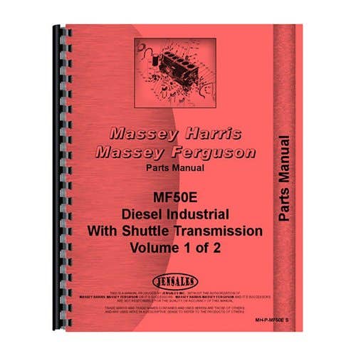 184122 | Parts Manual | Massey Ferguson 50E 50E |