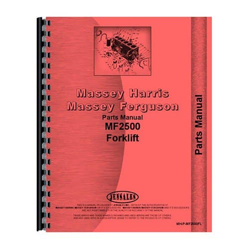 Parts Manual fits Massey Ferguson 2500 2500 Parts Manual fits Massey Ferguson 2500 2500