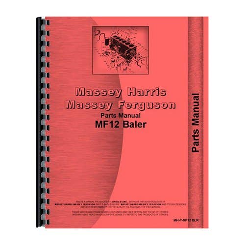 Parts Manual fits Massey Ferguson 12 Parts Manual fits Massey Ferguson 12
