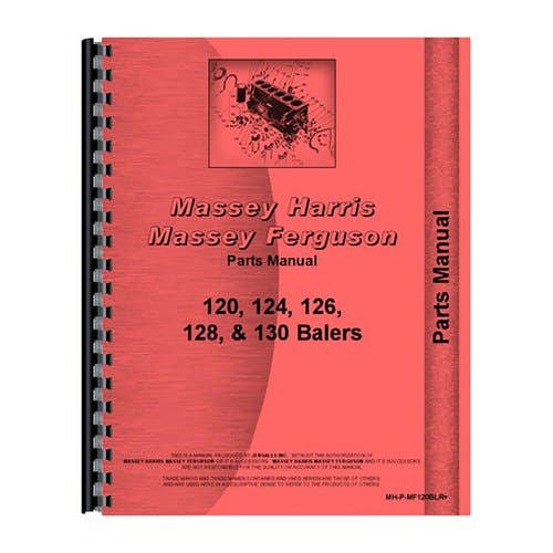 184960 | Parts Manual | Massey Ferguson 120 124 126 128 130 |
