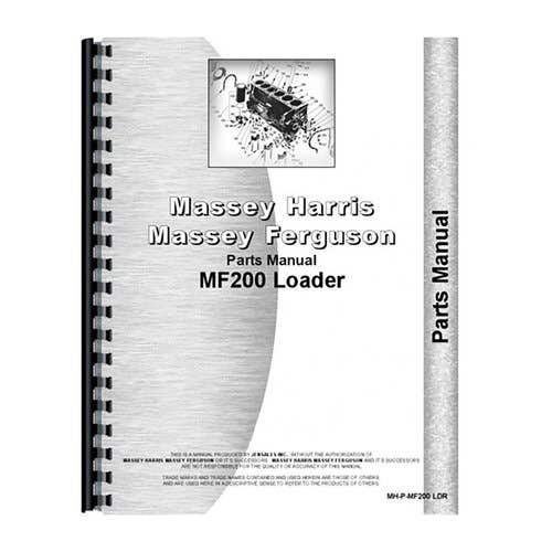 Parts Manual fits Massey Ferguson 200 200 Parts Manual fits Massey Ferguson 200 200