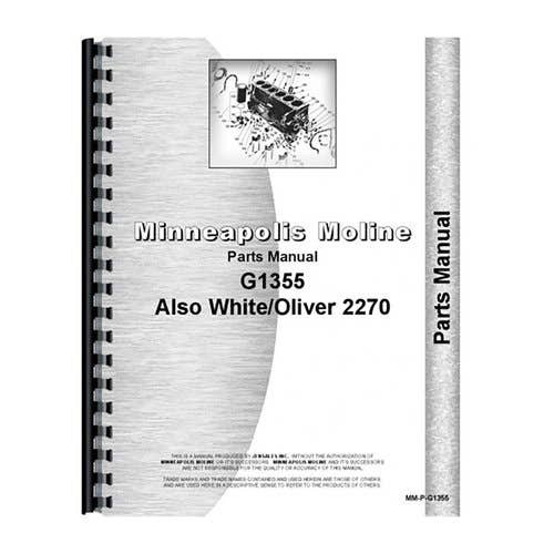185360 | Parts Manual | Minneapolis Moline G1355 | Oliver 2270 |