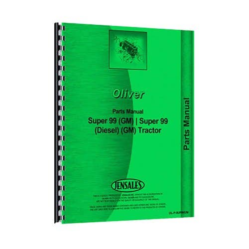 Parts Manual fits Oliver Super 99 Parts Manual fits Oliver Super 99