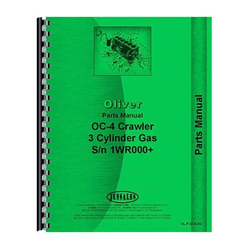 Parts Manual fits Oliver OC4 OC46 OC4 Parts Manual fits Oliver OC4 OC46 OC4