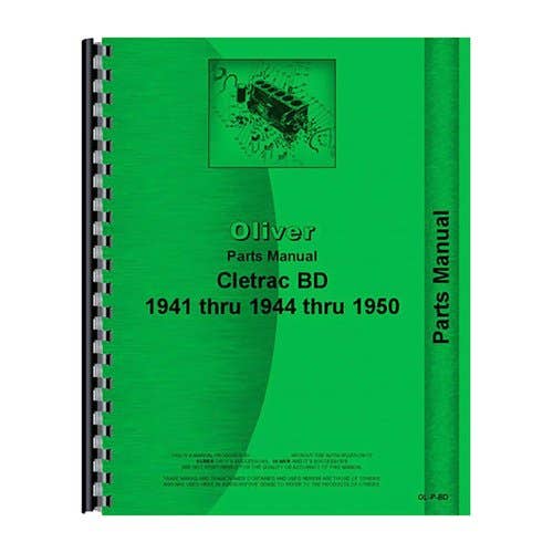 191101 | Parts Manual | Oliver BD |
