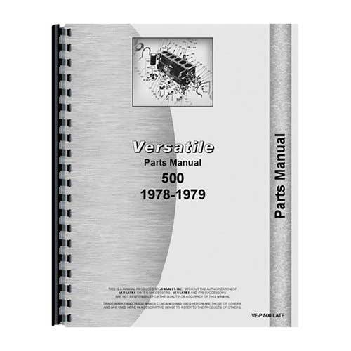 185504 | Parts Manual | Versatile 500 |