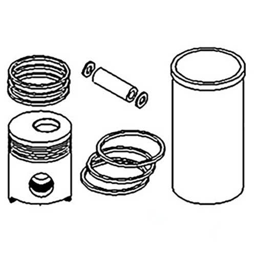 167054 | Piston and Rings - .020" | Single Cylinder | Ford A66 A66 TW15 TW20 TW25 TW30 TW35 401 8630 8730 8830 9700 |  | D9NN6108F-20 | D9NN6108F-20