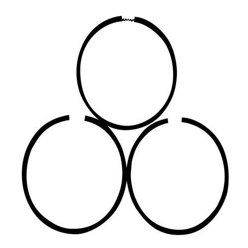 186223 | Piston Ring Set | .50 mm Oversize | Yanmar F22 F24 FX22 FX24 YM1802 YM1820 YM2002 YMG1800 YMG2000 3T80 3TNB80 |  | 721520-22540