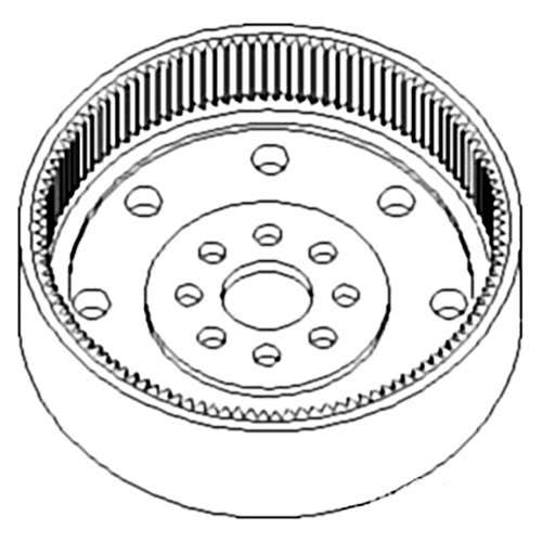 Planetary Ring Gear - Mechanical Front Wheel Drive fits John Deere 2750 2950 3055 3150 3155 3255 2140 3040 3140 2955 2140 L40010 fits ZF 4472353076 Planetary Ring Gear - Mechanical Front Wheel Drive fits John Deere 2750 2950 3055 3150 3155 3255 2140 3040 3140 2955 2140 L40010 fits ZF 4472353076