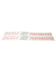 185600 | Power Master Decal Set | Vinyl | Ford 801 |
