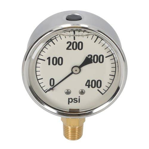 PSI Gauge Liquid Filled Stainless 2-1/2 PSI Gauge Liquid Filled Stainless 2-1/2