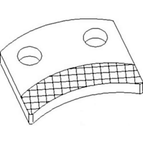 PTO Brake Pad fits Ford TW5 TW10 TW15 TW20 TW25 TW30 TW35 8530 8630 8730 8830 D8NNC737BA 83913140 PTO Brake Pad fits Ford TW5 TW10 TW15 TW20 TW25 TW30 TW35 8530 8630 8730 8830 D8NNC737BA 83913140