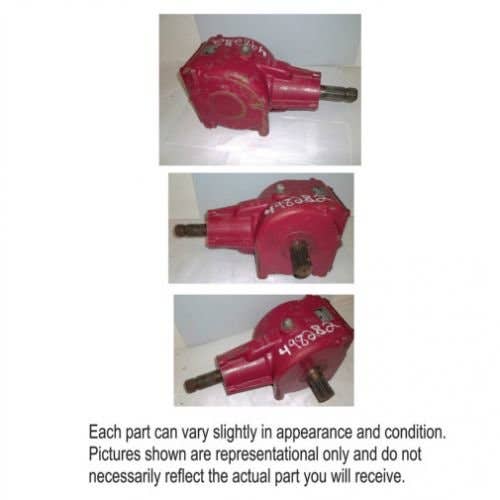 Used PTO Gear Box Assembly - 1000 RPM fits Case IH RB455 RB465 RB564 RB565 RBX562 RBX563 RBX564 87344585 fits New Holland Roll-Belt 560 87344585