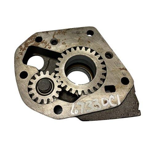 Used PTO Pump Housing Assembly W/ Gears fits International Hydro 186 786 886 986 1086 1486 1566 1586 3388 3588 3688 67330C1 148475C1 fits Case IH 
