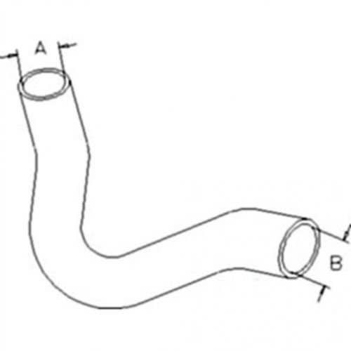Radiator Hose - Lower fits Kubota B7500 B7510 B7610 6A320-58570 Radiator Hose - Lower fits Kubota B7500 B7510 B7610 6A320-58570