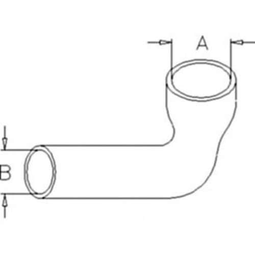 159439 | Radiator Hose - Lower | Massey Ferguson 396 399 |  | 3614419M1