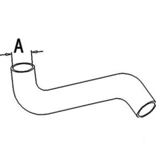 159493 | Radiator Hose - Upper | Massey Ferguson 50B 50B 50D 50D 50H 50H 50HX 50HX 60H 60H |  | 535203M1