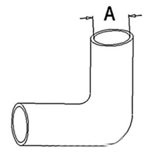 159227 | Radiator Hose - Upper | Oliver 1600 1650 1655 | White 2-70 |  | 157434A