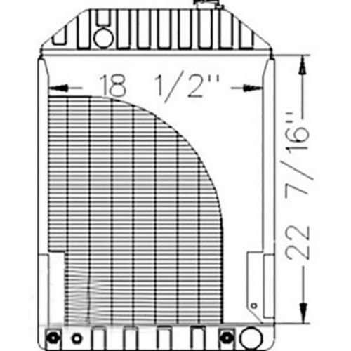 119603 | Radiator | Ford 7810 |  | 82980245