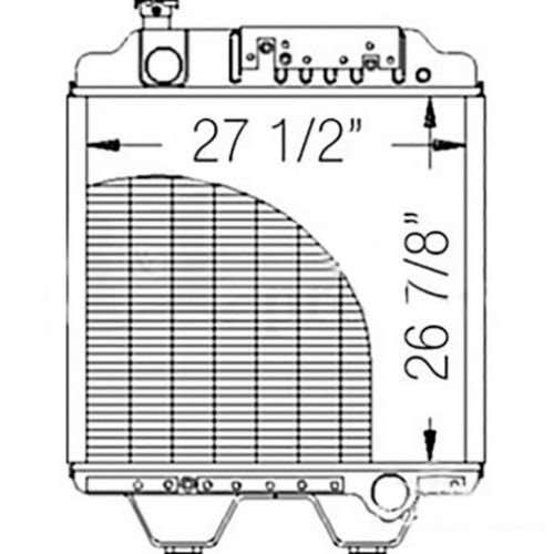 119607 | Radiator | Ford 8770 |  | 86013263 | 86012173 | 89821616 | 9821616