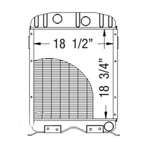119633 | Radiator | Ford Major Power Major |  | E1ADKN8005E