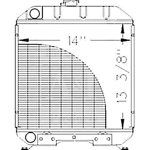 114565 | Radiator | Ford 1120 1215 1220 |  | SBA310100610 | 83965244