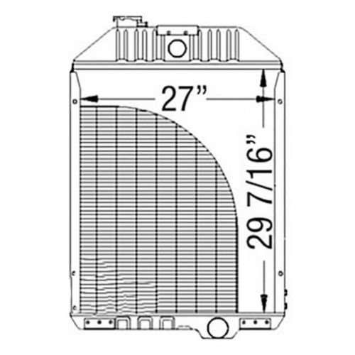 Radiator fits John Deere 9960 9965 9970 AN195300 Radiator fits John Deere 9960 9965 9970 AN195300