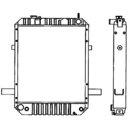 Radiator fits Komatsu WA100-3 WA100-3 416-03-21140 Radiator fits Komatsu WA100-3 WA100-3 416-03-21140